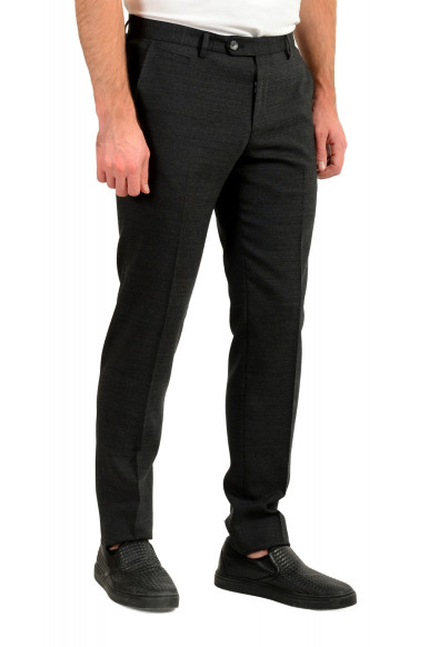 Hugo Boss Men's " T-Bryce" Gray 100% Wool Flat Front Dress Pants: Picture 2