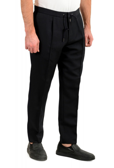 Hugo Boss Men's "Phill" Black Wool Casual Pants: Picture 2