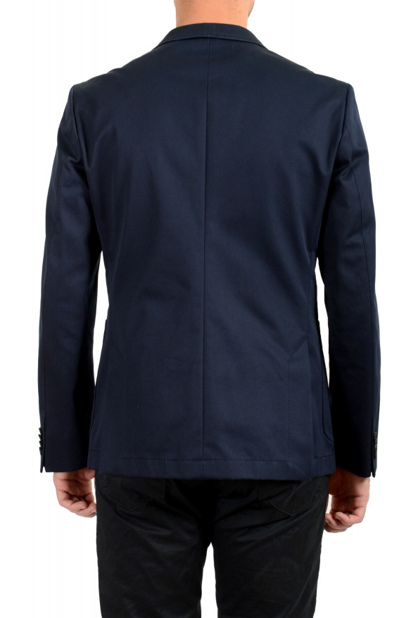 Hugo Boss Men's "Sevis" Slim Fit 100% Cotton Navy Blue Two Button Blazer: Picture 3