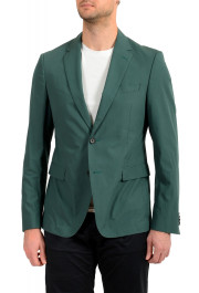 Hugo Boss Men's "Nobis5" Slim Fit Green Two Button Sport Coat Blazer