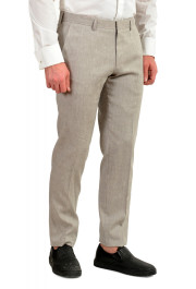 Hugo Boss Men's "Hutson5/Gander5" Slim Fit Beige Linen Wool Suit: Picture 9
