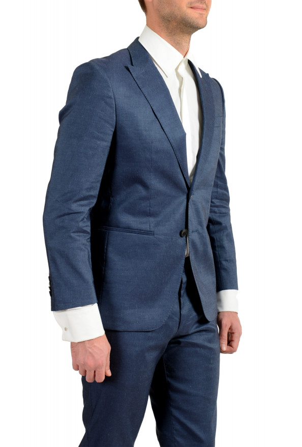 Hugo Boss Men's "Helward3/Gelvin" Slim Fit Blue Linen Suit : Picture 5