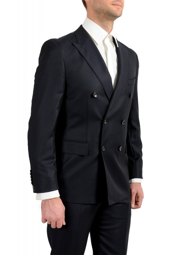 Hugo Boss Men's T-Navin/Bennet 100% Wool Blue Double Breasted Suit: Picture 5