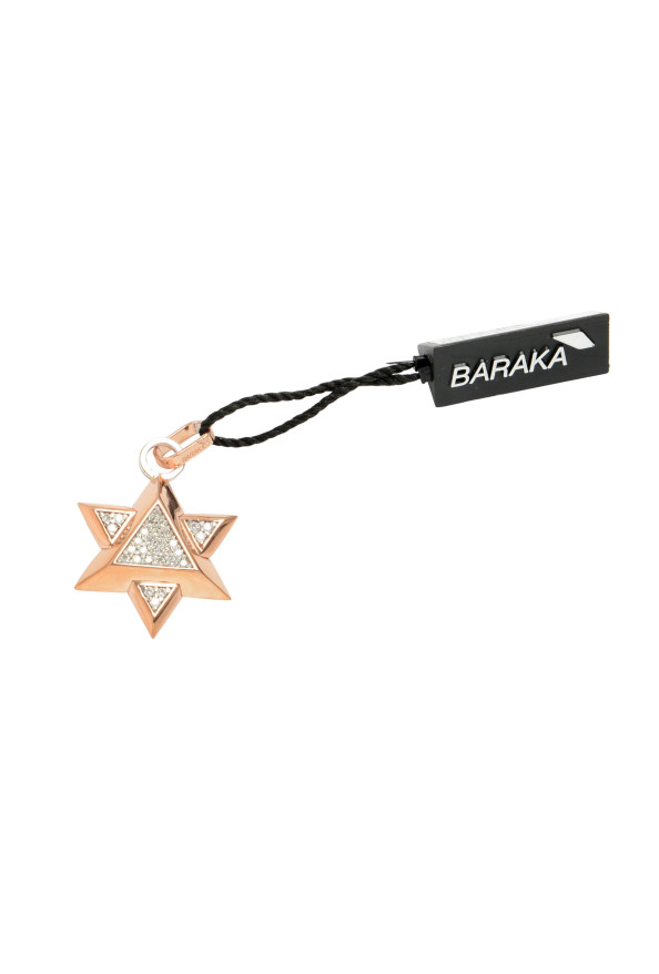 BARAKA Men's ST281151RODB000047 Rose Gold Diamonds Star Of David Pendant: Picture 3