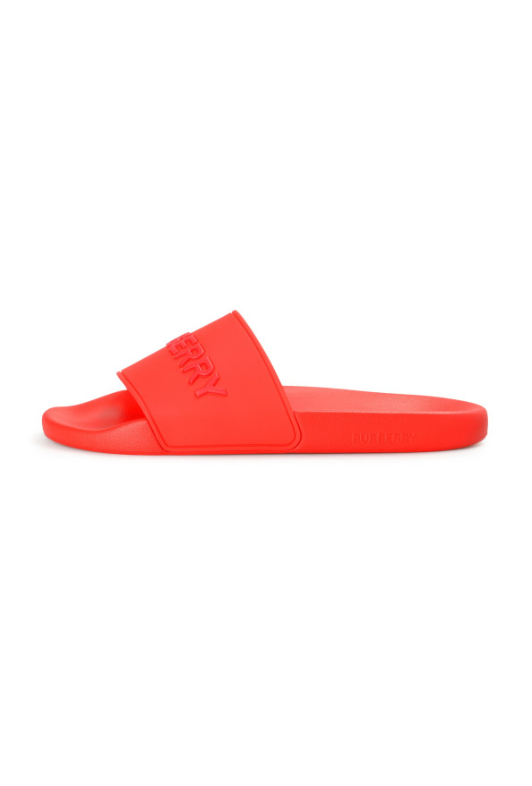Burberry Men's "Furley M Logo" Bright Red Flip Flops Shoes : Picture 2