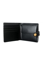 Versace Men's Black 100% Leather Gold Medusa Bifold Wallet: Picture 3