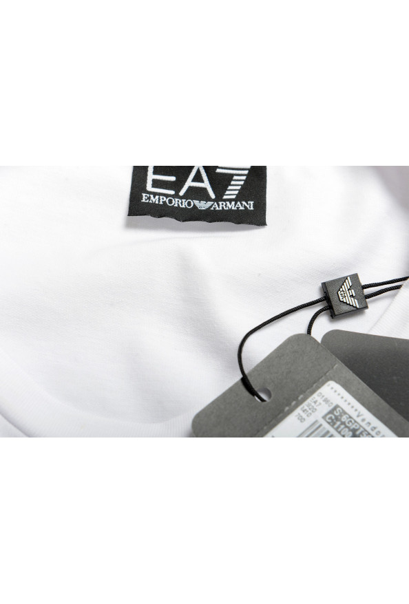 Emporio Armani EA7 Men's White Short Sleeve Logo Print Crewneck T-Shirt: Picture 5
