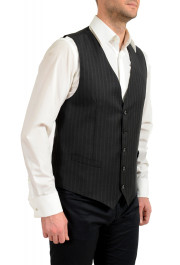 Dolce & Gabbana Men's Pinstripe Gray 100% Wool Button Down Vest : Picture 2