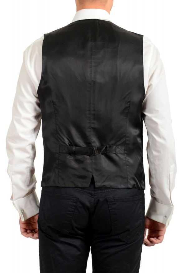 Dolce & Gabbana Men's Pinstripe Gray 100% Wool Button Down Vest : Picture 3