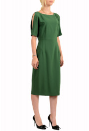 Hugo Boss Women's "Dintaia" Green Short Sleeve Pencil Dress : Picture 3