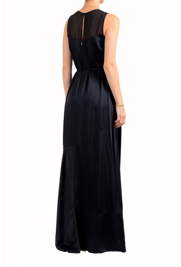 Hugo Boss Women's "Dalatena" Navy Blue Evening Maxi Dress : Picture 3