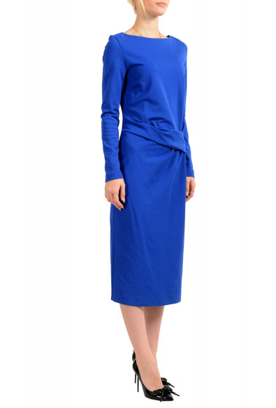 Hugo Boss Women's "Ekaila" Royal Blue Bodycon Pencil Dress: Picture 2