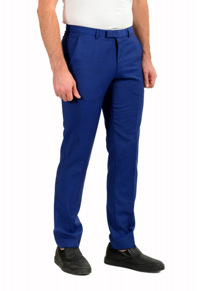 Hugo Boss Men's "Simmons182" Regular Fit 100% Wool Blue Dress Pants : Picture 2