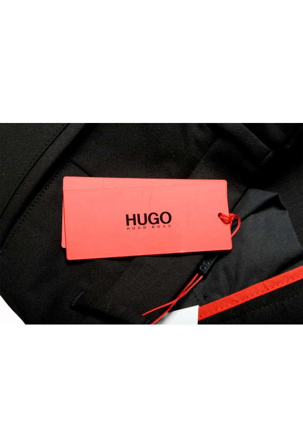 Hugo Boss Men's "Heidor183" Black Flat Front Dress Pants US 30R IT 46: Picture 4