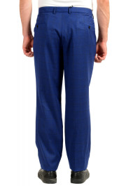 Hugo Boss Men's "Ben2" Slim Fit Blue 100% Wool Plaid Dress Pants : Picture 3