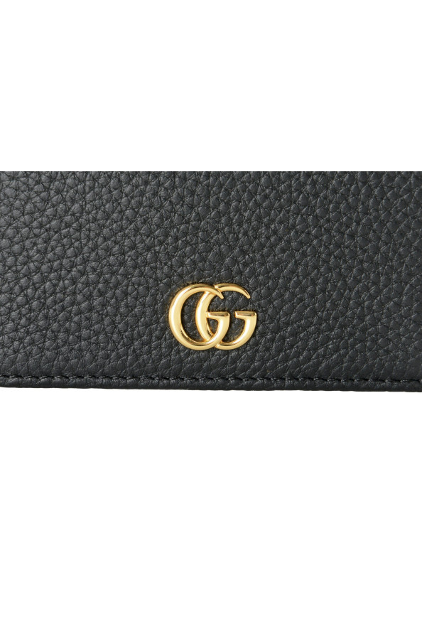 Gucci Men's Black Textured Leather With Double G metal Detail Wallet: Picture 3