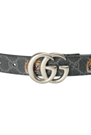 Gucci Tiger Guccisima Print Leather Metal Double G Buckle Belt : Picture 3