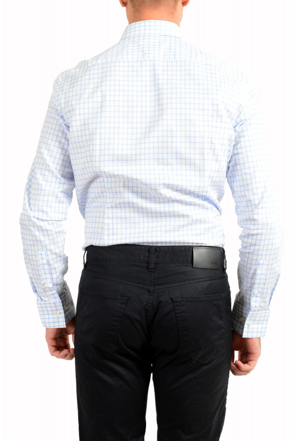 Hugo Boss Men's "Jason" Slim Fit Multi-Color Plaid Long Sleeve Dress Shirt: Picture 6