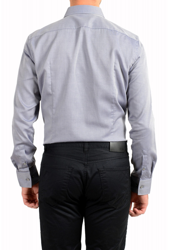 Hugo Boss Men's "Jason " Slim Fit Geometric Print Long Sleeve Dress Shirt: Picture 6