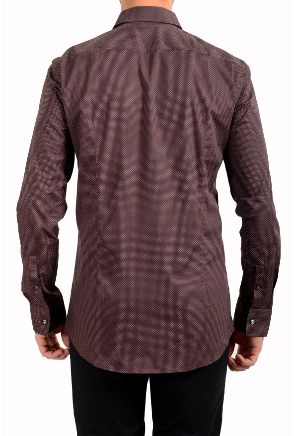 Hugo Boss Men's "Jason " Slim Fit Geometric Print Long Sleeve Dress Shirt: Picture 3