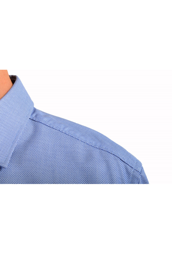 Hugo Boss Men's "Jesse" Slim Fit Geometric Print Long Sleeve Dress Shirt: Picture 7