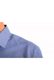 Hugo Boss Men's "Isko" Slim Fit Houndstooth Print Long Sleeve Dress Shirt: Picture 7