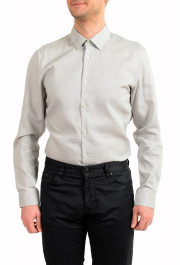 Hugo Boss Men's "Isko" Slim Fit Geometric Print Long Sleeve Dress Shirt: Picture 4
