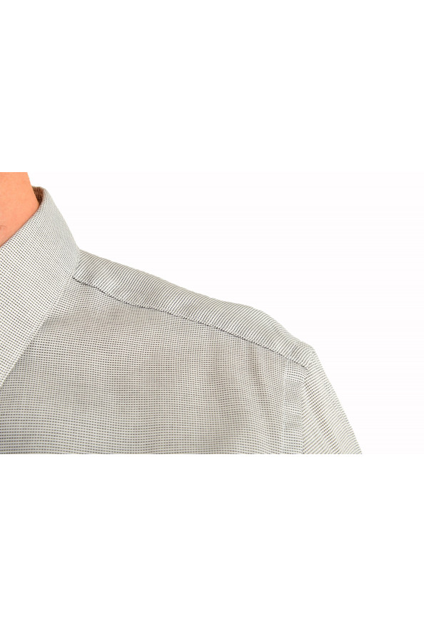 Hugo Boss Men's "Isko" Slim Fit Geometric Print Long Sleeve Dress Shirt: Picture 7