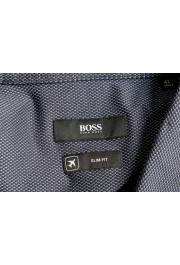 Hugo Boss Men's "Jason" Slim Fit Geometric Print Long Sleeve Dress Shirt: Picture 8