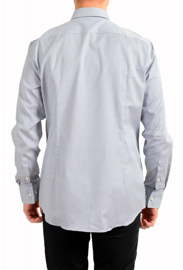Hugo Boss Men's "Jason" Slim Fit Geometric Print Long Sleeve Dress Shirt: Picture 3