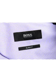 Hugo Boss Men's "Jano" Slim Fit Geometric Print Long Sleeve Dress Shirt: Picture 8