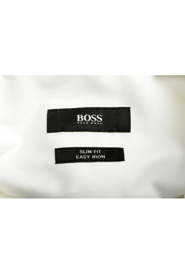 Hugo Boss Men's "Jarred" White Slim Fit Tuxedo Dress Shirt: Picture 9