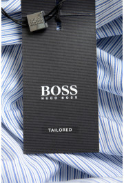 Hugo Boss Men's "T-Charlie" Multi-Color Slim Fit Striped Long Sleeve Dress Shirt: Picture 9