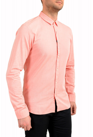 Hugo Boss Men's "Ero3-W" Extra Slim Fit Pink Long Sleeve Casual Shirt: Picture 2