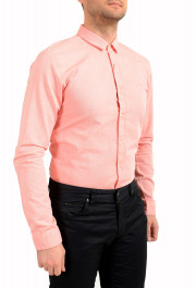 Hugo Boss Men's "Ero3-W" Extra Slim Fit Pink Long Sleeve Casual Shirt: Picture 5