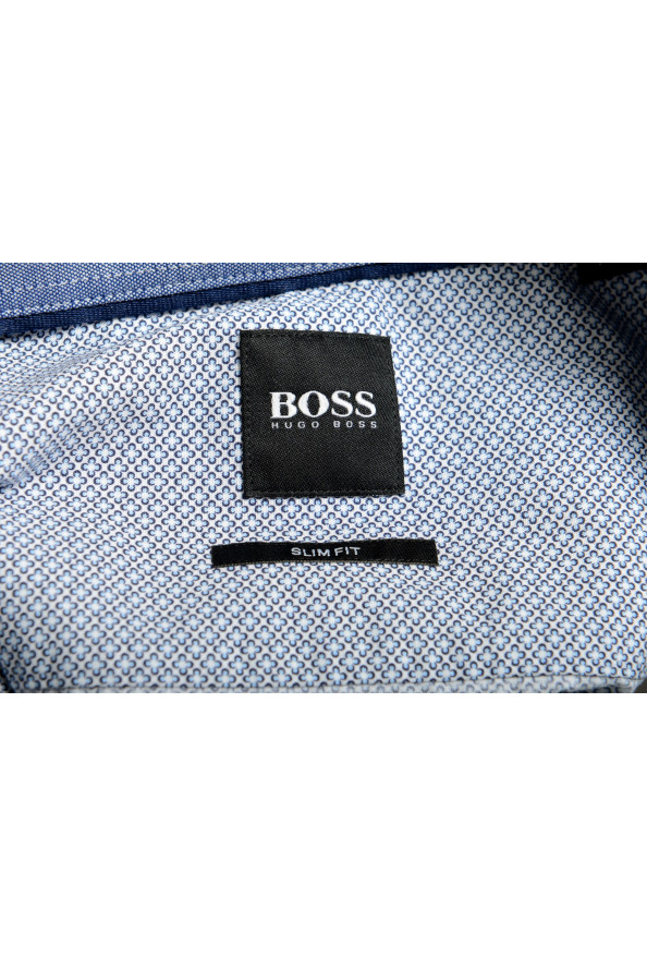 Hugo Boss Men's "Ridley_53" Slim Fit Floral Print Long Sleeve Casual Shirt: Picture 9