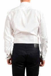 Hugo Boss Men's "Jacques" White Slim Fit Geometric Print Tuxedo Dress Shirt: Picture 6