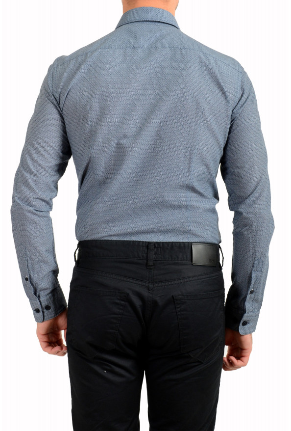 Hugo Boss Men's "Rikki_53" Slim Fit Geometric Print Long Sleeve Casual Shirt: Picture 6