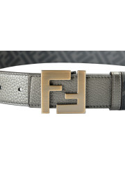 Fendi Men's Leather Reversible Fendi Squared FF Logo Print Belt: Picture 3