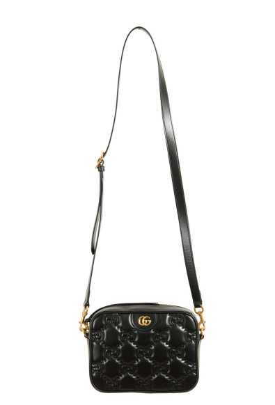 Gucci Women's GG Matelassé Small Crossbody Handbag Shoulder Bag