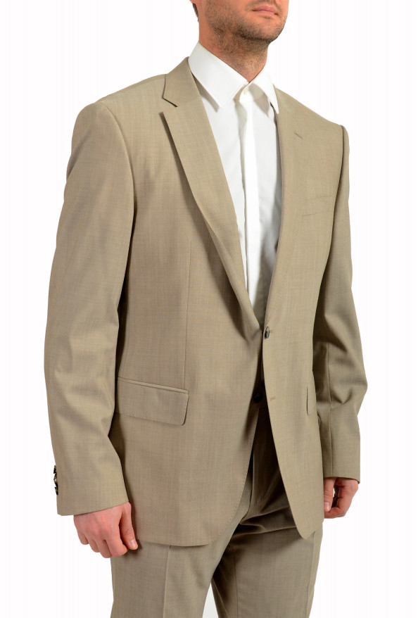 Hugo Boss Men's "Huge6/Genius5" Slim Fit Beige 100% Wool Suit : Picture 5