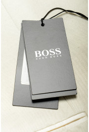 Hugo Boss Men's "Helward3/Gelvin_1" Slim Fit Silk Ivory Linen Suit : Picture 11