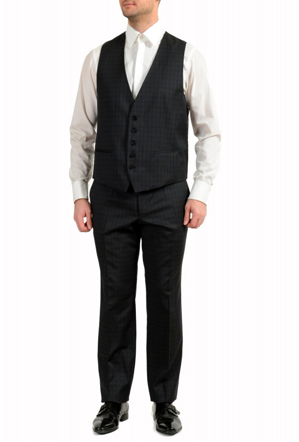 Hugo Boss Men's Harvey/Getlin182V 100% Wool Plaid Three-Piece Suit : Picture 8