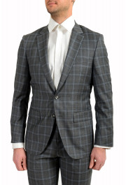 Hugo Boss Men's "T-Harvers4/Glover3" Slim Fit 100% Wool Plaid Suit : Picture 4