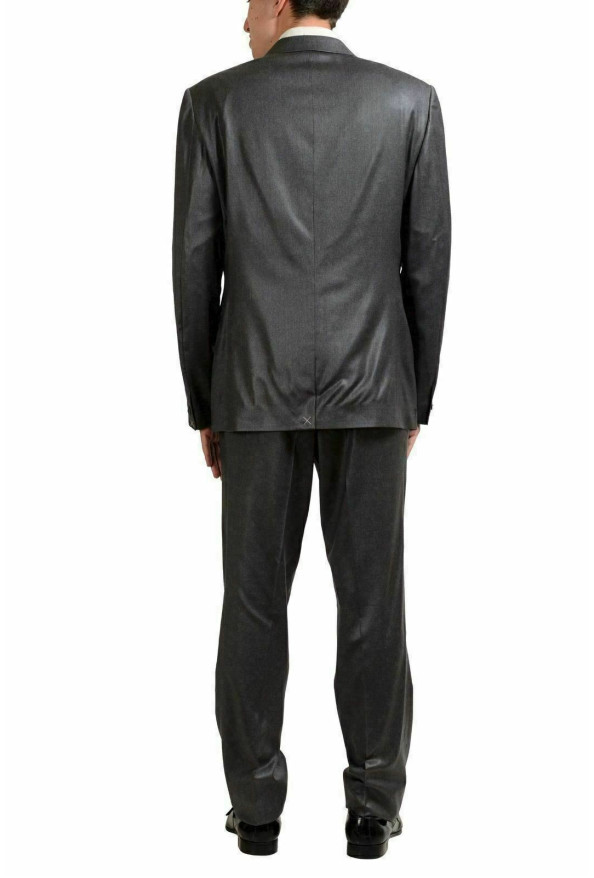 Versace Men's 100% Wool Gray Two Button Suit: Picture 3