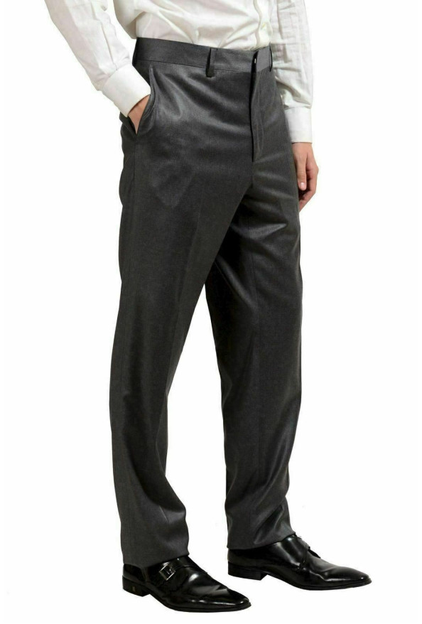 Versace Men's 100% Wool Gray Two Button Suit: Picture 7