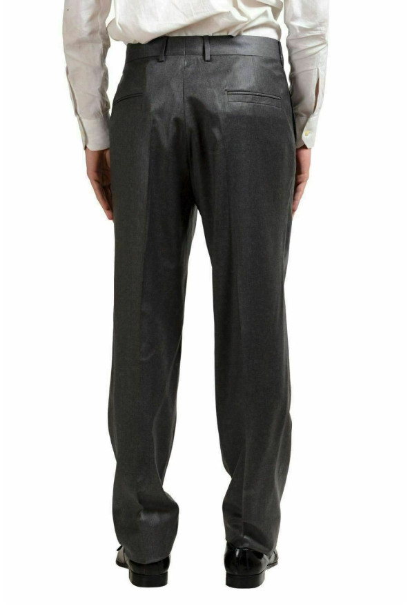 Versace Men's 100% Wool Gray Two Button Suit: Picture 8