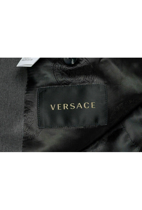 Versace Men's 100% Wool Gray Two Button Suit: Picture 9