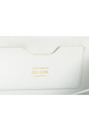 Dolce & Gabbana Women's "DG Girls" White Leather Metallic Logo Crossbody Bag: Picture 5