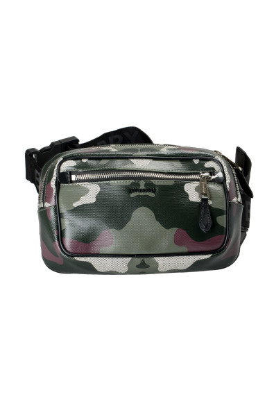 Burberry Women's "West" Cotton & Leather Camouflage Hip Belt Fanny Pack Bag: Picture 2